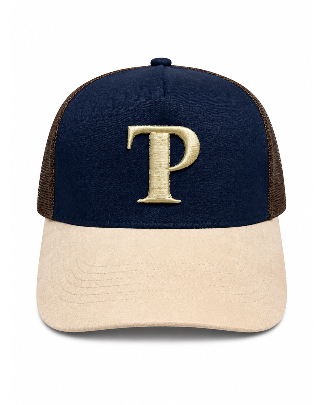 TRIP MESH CAP - NAVY & CREAM