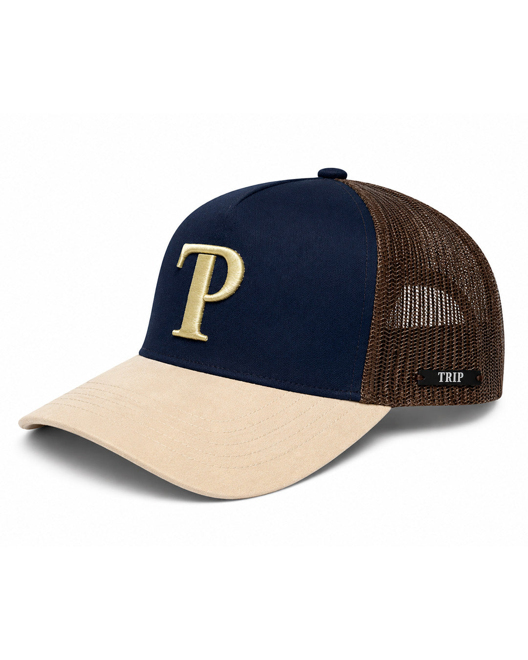 TRIP MESH CAP - NAVY & CREAM