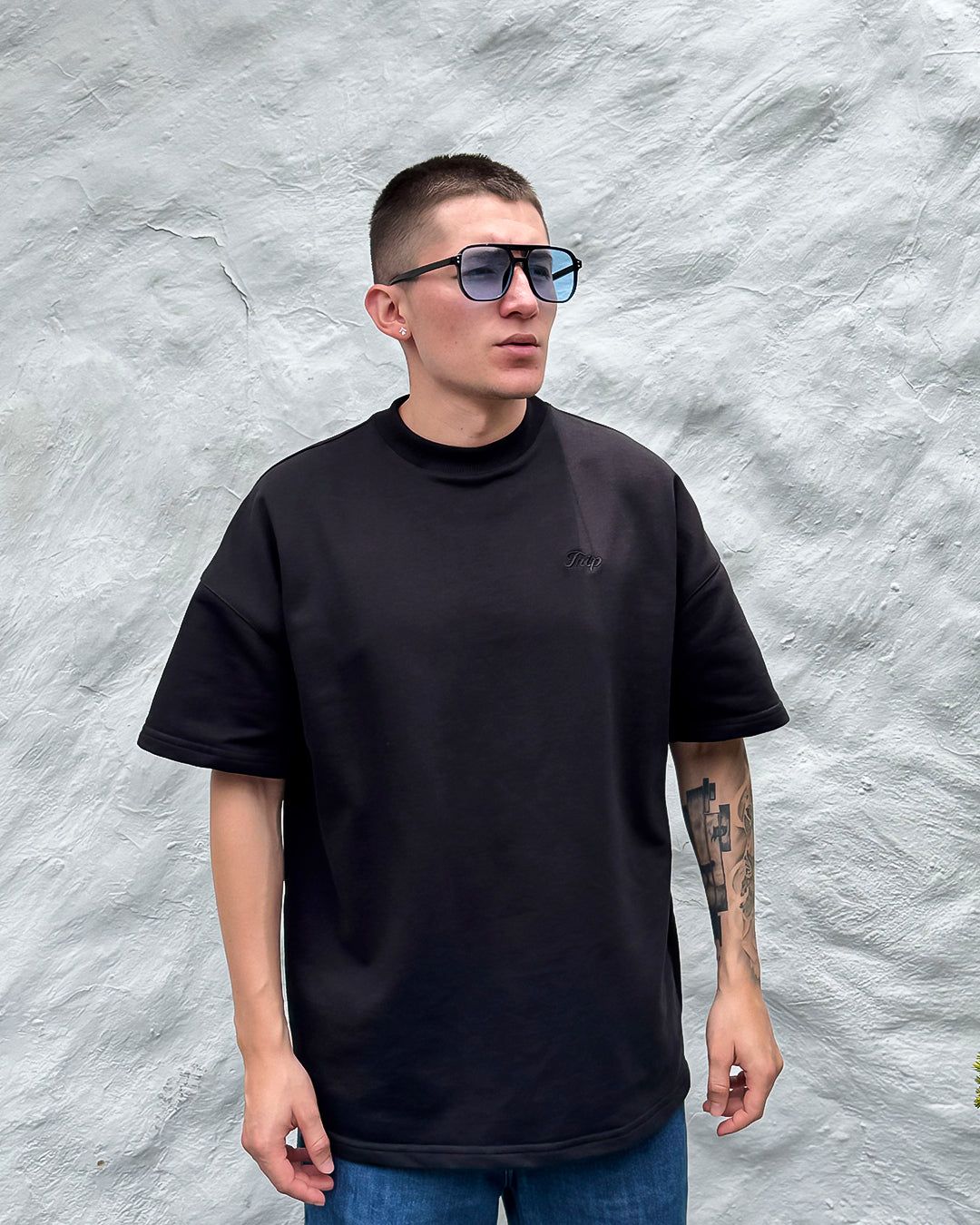 BASIC LINE NEGRA OVERSIZED